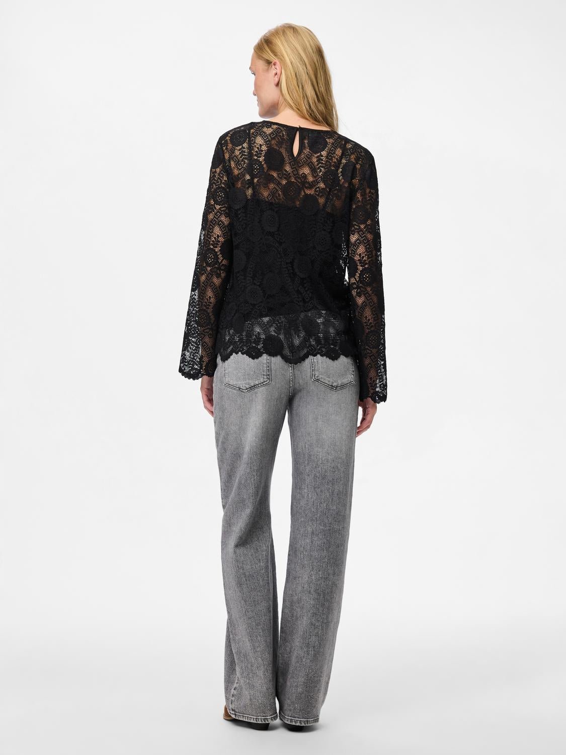 PCOLLINE Top - Black - VERO MODA & VILA Bergvik